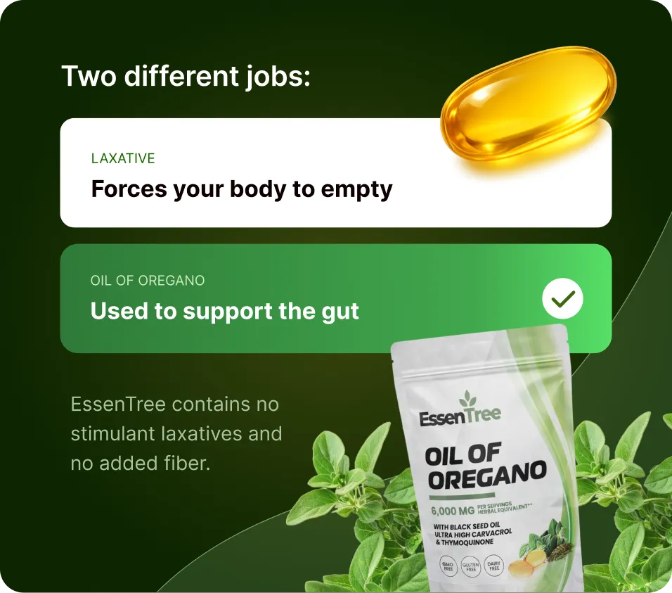 Oregano Oil Is Different Than A Laxative