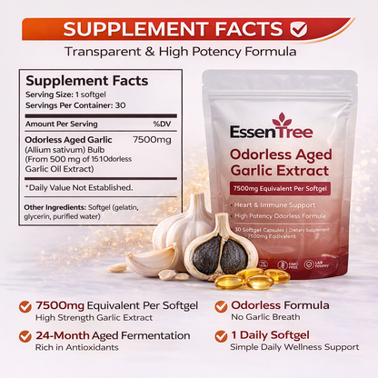 High Strength Odorless Garlic - 7500mg